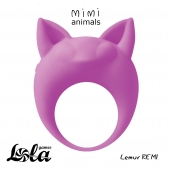 Фиолетовое эрекционное кольцо Lemur Remi - Lola Games - в Химках купить с доставкой