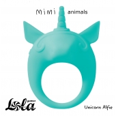 Зеленое эрекционное кольцо Unicorn Alfie - Lola Games - в Химках купить с доставкой