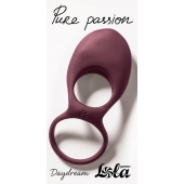 Бордовое эрекционное виброкольцо Daydream - Lola Games - в Химках купить с доставкой