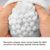 Белый мастурбатор Tenga Geo Coral - Tenga - в Химках купить с доставкой
