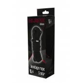 Черная веревка для шибари DELUXE BONDAGE ROPE - 5 м. - Dream Toys - купить с доставкой в Химках
