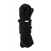 Черная веревка для шибари DELUXE BONDAGE ROPE - 5 м. - Dream Toys - купить с доставкой в Химках