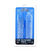 Комплект из 2 прозрачных насадок на пенис PENIS EXTENDER PACK - Dream Toys - в Химках купить с доставкой