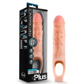 Телесный реалистичный фаллоудлинитель 9 Inch Silicone Cock Sheath Penis Extender - 22,86 см. - Blush Novelties - в Химках купить с доставкой
