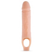 Телесный реалистичный фаллоудлинитель 10 Inch Silicone Cock Sheath Penis Extender - 25,4 см. - Blush Novelties - в Химках купить с доставкой