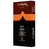 Презервативы с увеличенным количеством смазки DOMINO Easy Entry - 6 шт. - Domino - купить с доставкой в Химках