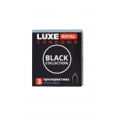 Черные презервативы LUXE Royal Black Collection - 3 шт. - Luxe - купить с доставкой в Химках