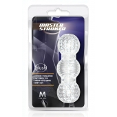 Прозрачный фигурный мастурбатор Master Stroker - Blush Novelties - в Химках купить с доставкой