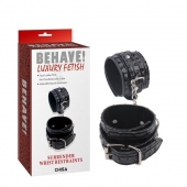 Черные наручники Surrender Wrist Restraints - Chisa - купить с доставкой в Химках