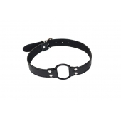 Черный кляп-кольцо Modesty - Lola Games - купить с доставкой в Химках