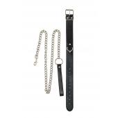 Черный ошейник с поводком Wild - Lola Games - купить с доставкой в Химках