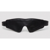 Черная плотная маска на глаза Bound to You Faux Leather Blindfold - Fifty Shades of Grey - купить с доставкой в Химках