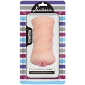 Телесный мастурбатор-вагина X-Basic Pocket Pussy без вибрации - Lovetoy - в Химках купить с доставкой