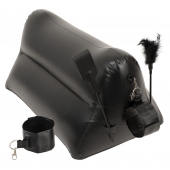 Надувная любовная подушка Portable Triangle Cushion с аксессуарами - Orion - купить с доставкой в Химках