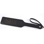 Черная гладкая шлепалка SEX - 35 см. - Sitabella - купить с доставкой в Химках