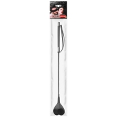 Черный стек с наконечником-сердечком - 54 см. - Notabu - купить с доставкой в Химках