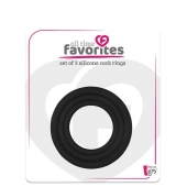Набор из 3 эрекционных колец SILICONE COCKRINGS - Dream Toys - в Химках купить с доставкой