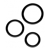 Набор из 3 эрекционных колец SILICONE COCKRINGS - Dream Toys - в Химках купить с доставкой