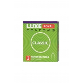 Гладкие презервативы LUXE Royal Classic - 3 шт. - Luxe - купить с доставкой в Химках