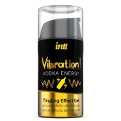 Жидкий интимный гель с эффектом вибрации Vibration! Vodka Energy - 15 мл. - INTT - купить с доставкой в Химках