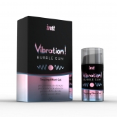 Жидкий интимный гель с эффектом вибрации Vibration! Bubble Gum - 15 мл. - INTT - купить с доставкой в Химках
