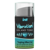 Жидкий интимный гель с эффектом вибрации Vibration! Gin   Tonic - 15 мл. - INTT - купить с доставкой в Химках