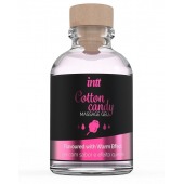 Массажный гель с согревающим эффектом Cotton Candy - 30 мл. - INTT - купить с доставкой в Химках