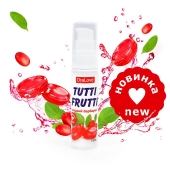 Гель-смазка Tutti-frutti со вкусом барбариса - 30 гр. - Биоритм - купить с доставкой в Химках