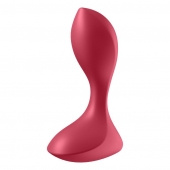 Красный вибромассажёр простаты Satisfyer Backdoor Lover - 14 см. - Satisfyer - в Химках купить с доставкой