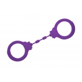 Фиолетовые силиконовые поножи Limitation - Lola Games - купить с доставкой в Химках