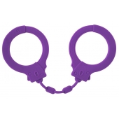Фиолетовые силиконовые поножи Limitation - Lola Games - купить с доставкой в Химках