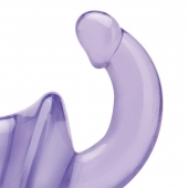 Фиолетовый безремневой страпон Strapless Strap-On - Lux Fetish - купить с доставкой в Химках