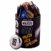 Текстурированные презервативы в кейсе MAXUS So Much Sex - 100 шт. - Maxus - купить с доставкой в Химках