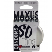 Экстремально тонкие презервативы в железном кейсе MAXUS Extreme Thin - 3 шт. - Maxus - купить с доставкой в Химках
