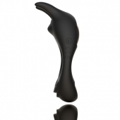 Черное эрекционное кольцо с двумя моторами Zeus Dual Vibe Cock Ring - FeelzToys - в Химках купить с доставкой