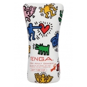 Мастурбатор-туба Keith Haring Soft Tube CUP - Tenga - в Химках купить с доставкой