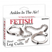 Металлические наручники Metal Leg Cuffs - Pipedream - купить с доставкой в Химках
