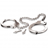 Металлические наручники Metal Leg Cuffs - Pipedream - купить с доставкой в Химках