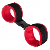 Красно-черные велюровые оковы Anonymo - ToyFa - купить с доставкой в Химках
