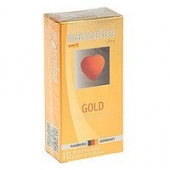 Презервативы Masculan Ultra Gold с золотым напылением и ароматом ванили - 10 шт. - Masculan - купить с доставкой в Химках