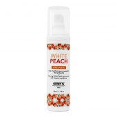 Разогревающее массажное масло Gourmet White Peach Organic с органическими ингредиентами - 50 мл. - Exsens - купить с доставкой в Химках