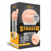Мастурбатор-ротик ZOLO DEEP THROAT - Zolo - в Химках купить с доставкой