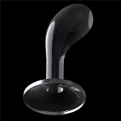 Прозрачный стимулятор простаты Flawless Clear Prostate Plug - 15 см. - Lovetoy - в Химках купить с доставкой
