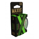 Презервативы в пластиковом кейсе MAXUS AIR Mixed - 3 шт. - Maxus - купить с доставкой в Химках