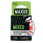 Презервативы в пластиковом кейсе MAXUS AIR Mixed - 3 шт. - Maxus - купить с доставкой в Химках