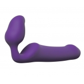 Фиолетовый безремневой страпон Queens L - Adrien Lastic - купить с доставкой в Химках