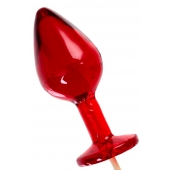 Красный леденец в форме малой анальной пробки со вкусом виски - Sosuчki - купить с доставкой в Химках