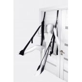 Черные секс-качели на дверь Anonymo №0505 - ToyFa - купить с доставкой в Химках