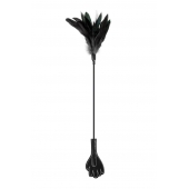 Двусторонний стек-щекоталка Sweet Caress Feather Whip - 58 см. - Sweet Caress - купить с доставкой в Химках