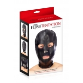 Маска-шлем с прорезями для глаз и рта - Fetish Tentation - купить с доставкой в Химках